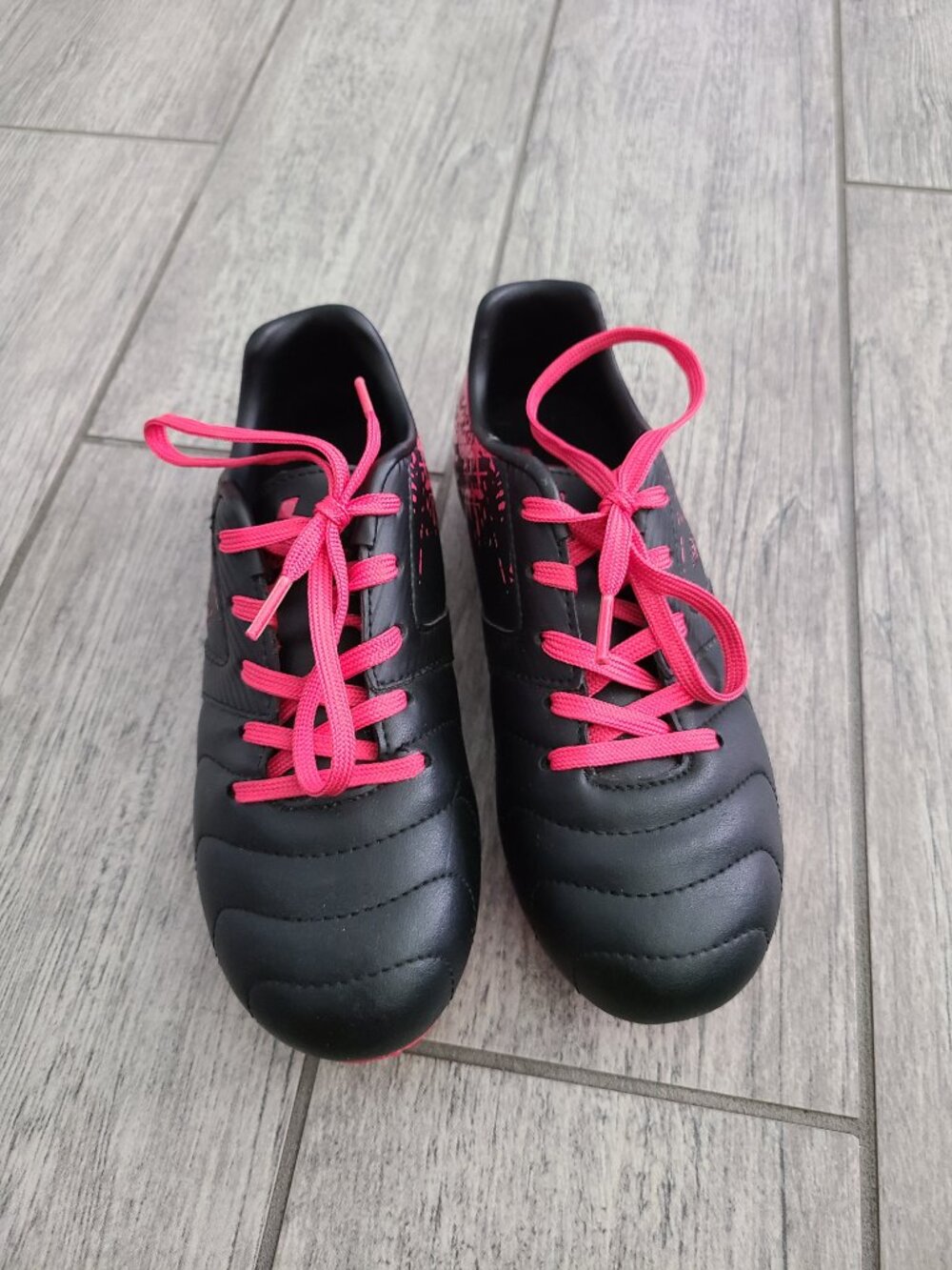 Brava Soccer Cleats Black Pink Girls Size 2D - Picture 4 of 11